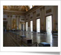 La sala del trono della reggia di Caserta