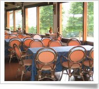 Il ristorante per cerimonie della Country House Poggio dei Signori pu� ospitare fino a 180 persone