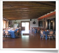 La sala per cerimonie del nostro ristorante